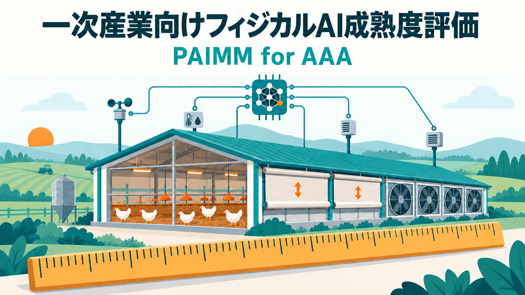 一次産業向けフィジカルAI成熟度評価 PAIMM for AAA
